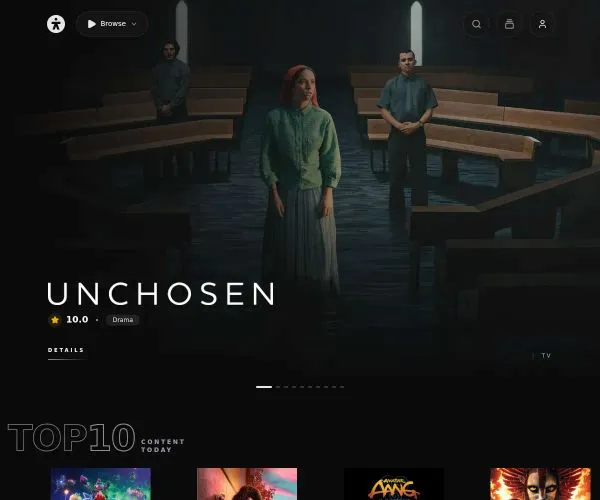 Screenshot of bCine