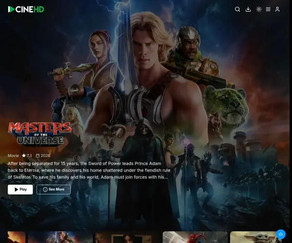 Screenshot of CineHD