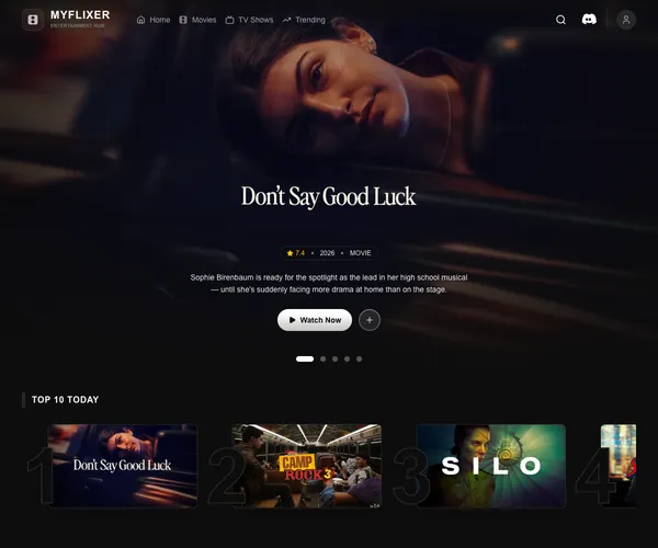 Screenshot of MyFlixerz