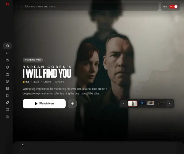 Screenshot of Redflix
